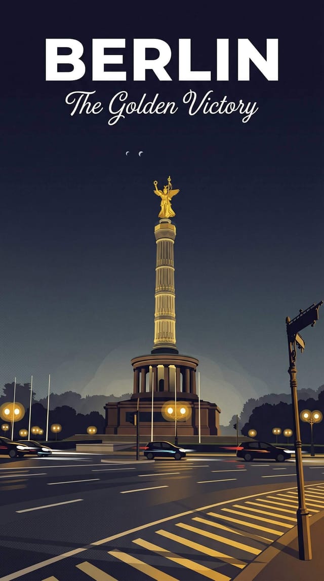 BERLIN travel poster