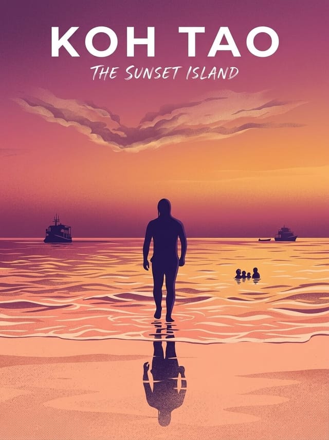 KOH TAO travel poster