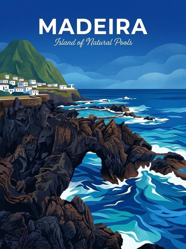 MADEIRA travel poster