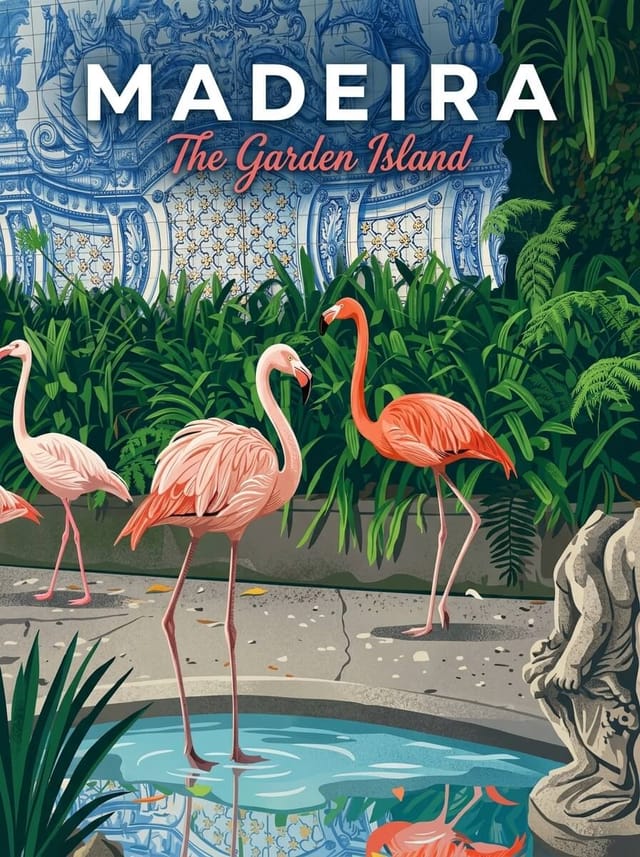 MADEIRA travel poster