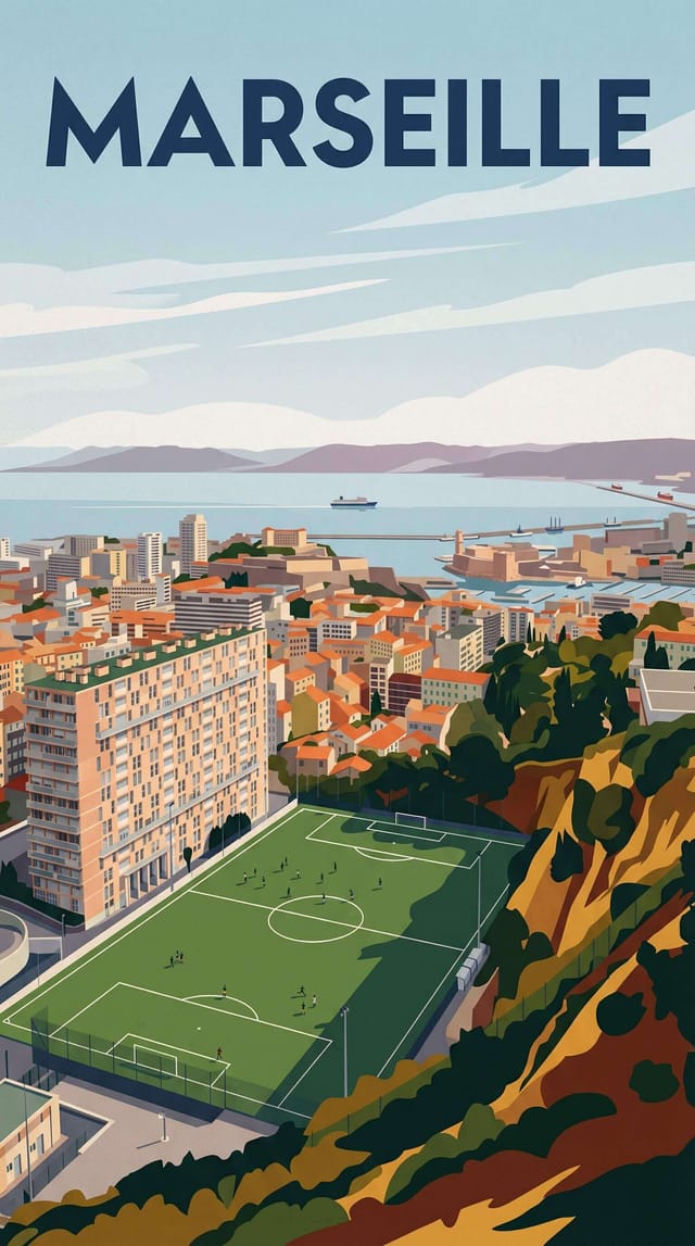 MARSEILLE travel poster