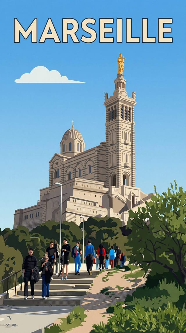 MARSEILLE travel poster