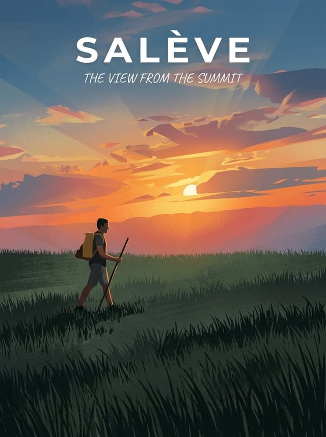 SALÈVE travel poster