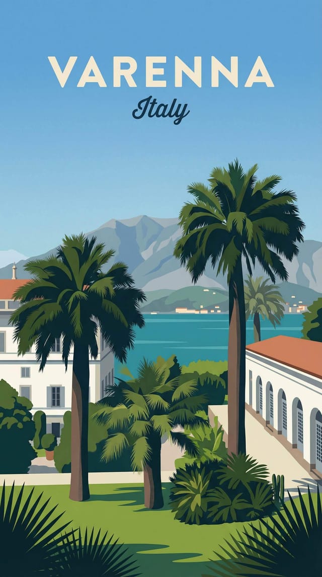 VARENNA travel poster